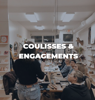 Coulisses & engagement, photo reunion d'equipe